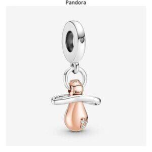 Authentic Pandora Baby Pacifier Dangle Charm